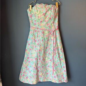 Lilly Pulitzer leopard scalloped dress